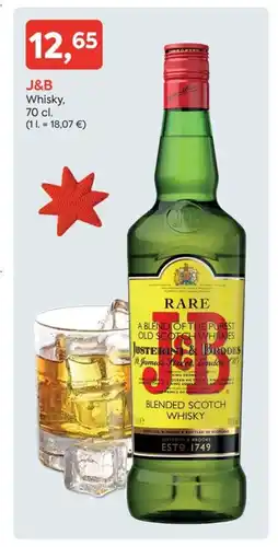 Suma Supermercados J&B Whisky oferta