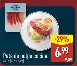 ALDI Pata de pulpo cocida oferta