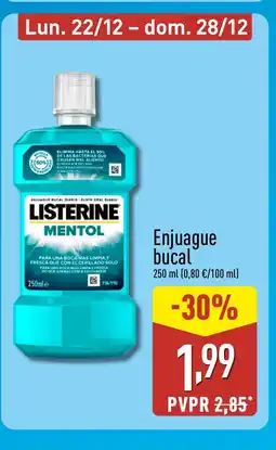 ALDI Enjuague bucal oferta