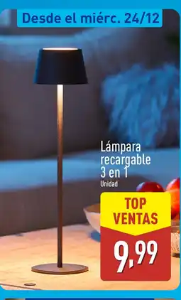 ALDI Lámpara recargable 3 en 1 oferta
