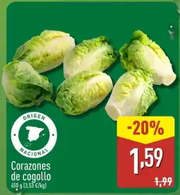 ALDI Corazones de cogollo oferta