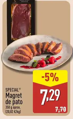 ALDI SPECIAL Magret de pato oferta