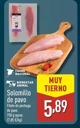 ALDI Solomillo de pavo oferta