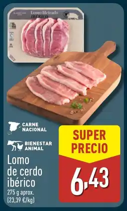 ALDI Lomo de cerdo ibérico oferta