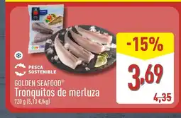 ALDI GOLDEN SEAFOOD Tronquitos de merluza oferta