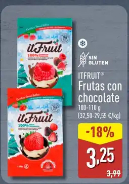 ALDI ITFRUIT Frutas con chocolate oferta