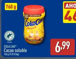 ALDI COLA CAO Cacao soluble oferta