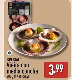 ALDI SPECIAL Vieira con media concha oferta