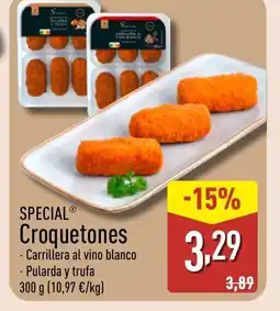 ALDI SPECIAL Croquetones oferta
