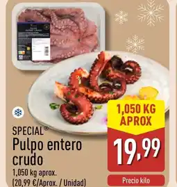 ALDI SPECIAL Pulpo entero crudo oferta