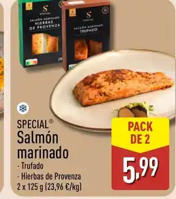 ALDI SPECIAL Salmón marinado oferta