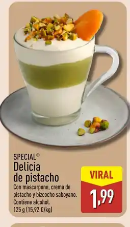 ALDI SPECIAL Delicia de pistacho oferta