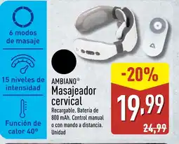 ALDI AMBIANO Masajeador cervical oferta