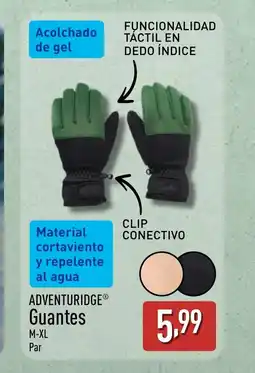 ALDI ADVENTURIDGE Guantes oferta