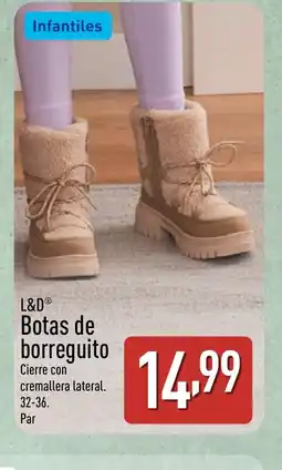 ALDI L&D Botas de borreguito oferta