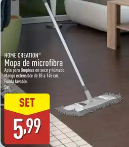ALDI HOME CREATION Mopa de microfibra oferta