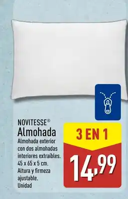 ALDI NOVITESSE Almohada oferta