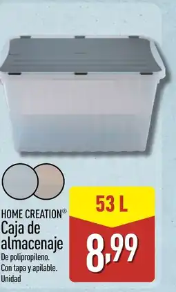 ALDI HOME CREATION Caja de almacenaje oferta