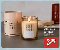 ALDI HOME CREATION Vela en caja de regalo oferta