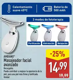 ALDI AMBIANO Masajeador facial avanzado oferta