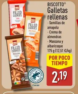 ALDI BISCOTTO Galletas rellenas oferta