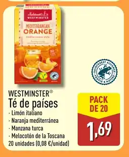 ALDI WESTMINSTER Té de países oferta