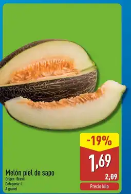 ALDI Melón piel de sapo oferta