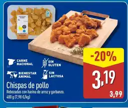 ALDI Chispas de pollo oferta
