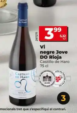 Dia CASTILLO DE HARO Vi negre Jove DO Rioja oferta