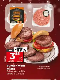 Dia SELECCIÓN DE DIA Burger meat mixta oferta