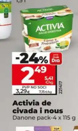 Dia ACTIVIA de civada i nous oferta