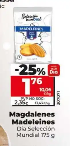 Dia DIA SELECCIÓN MUNDIAL Magdalenes Madeleines oferta