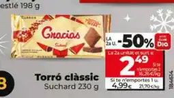 Dia SUCHARD Torró clàssic oferta
