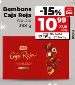 Dia CAJA ROJA Bombons oferta
