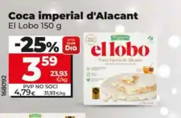 Dia EL LOBO Coca imperial d'Alacant oferta