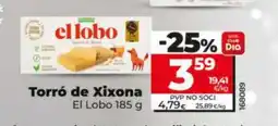 Dia EL LOBO Torró de Xixona oferta