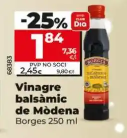 Dia BORGES Vinagre balsàmic de Mòden oferta