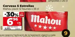 Dia MAHOU Cervesa 5 Estrellas oferta