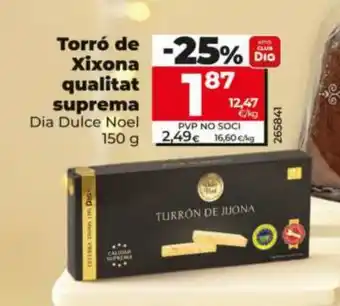 DIA DULCE NOEL Torró de Xixona qualitat suprema