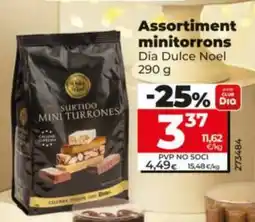 Dia DIA DULCE NOEL Assortiment minitorrons oferta