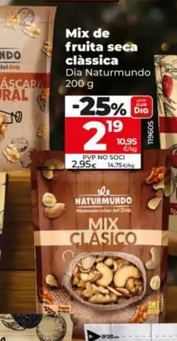 Dia DIA NATURMUNDO Mix de fruita seca clàssica oferta