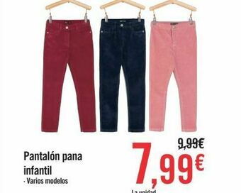 Carrefour Pantalón pana infantil oferta
