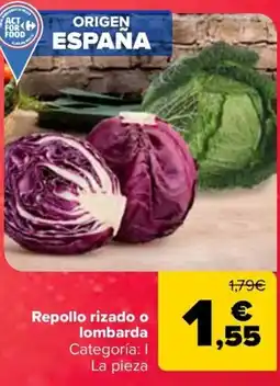 Carrefour Repollo rizado o lombarda oferta