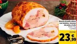 Carrefour Estuche de pollo relleno con boletus, mousse de pato y trufa oferta