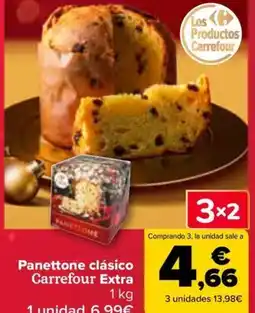 Carrefour Panettone clásico Carrefour Extra oferta