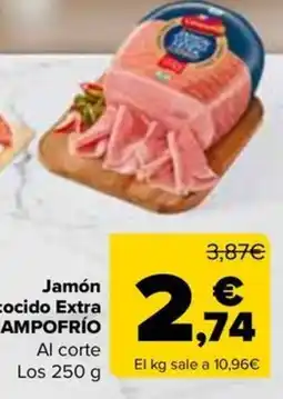 Carrefour CAMPOFRIO Jamón cocido Extra oferta