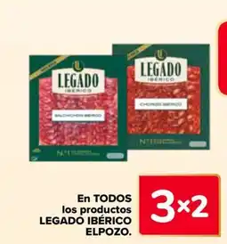 Carrefour LEGADO IBÉRICO En todos los productos oferta