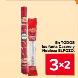 Carrefour ELPOZO En todos los fuets casero y nobleza oferta