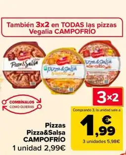 Carrefour CAMPOFRÍO Pizzas Pizza&Salsa oferta