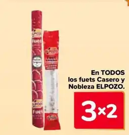 Carrefour ELPOZO En todos los fuets casero y nobleza oferta